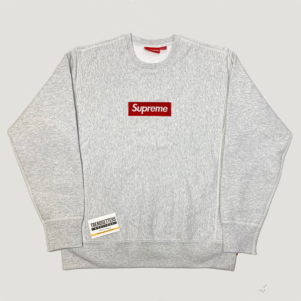 Supreme Box Logo Crewneck Sweatshirt Ash Grey (FW18)